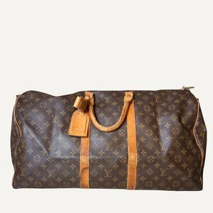 Size 55 - Louis Vuitton Monogram Keepall Boston Travel Bag